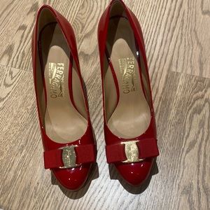 Ferragamo heels.